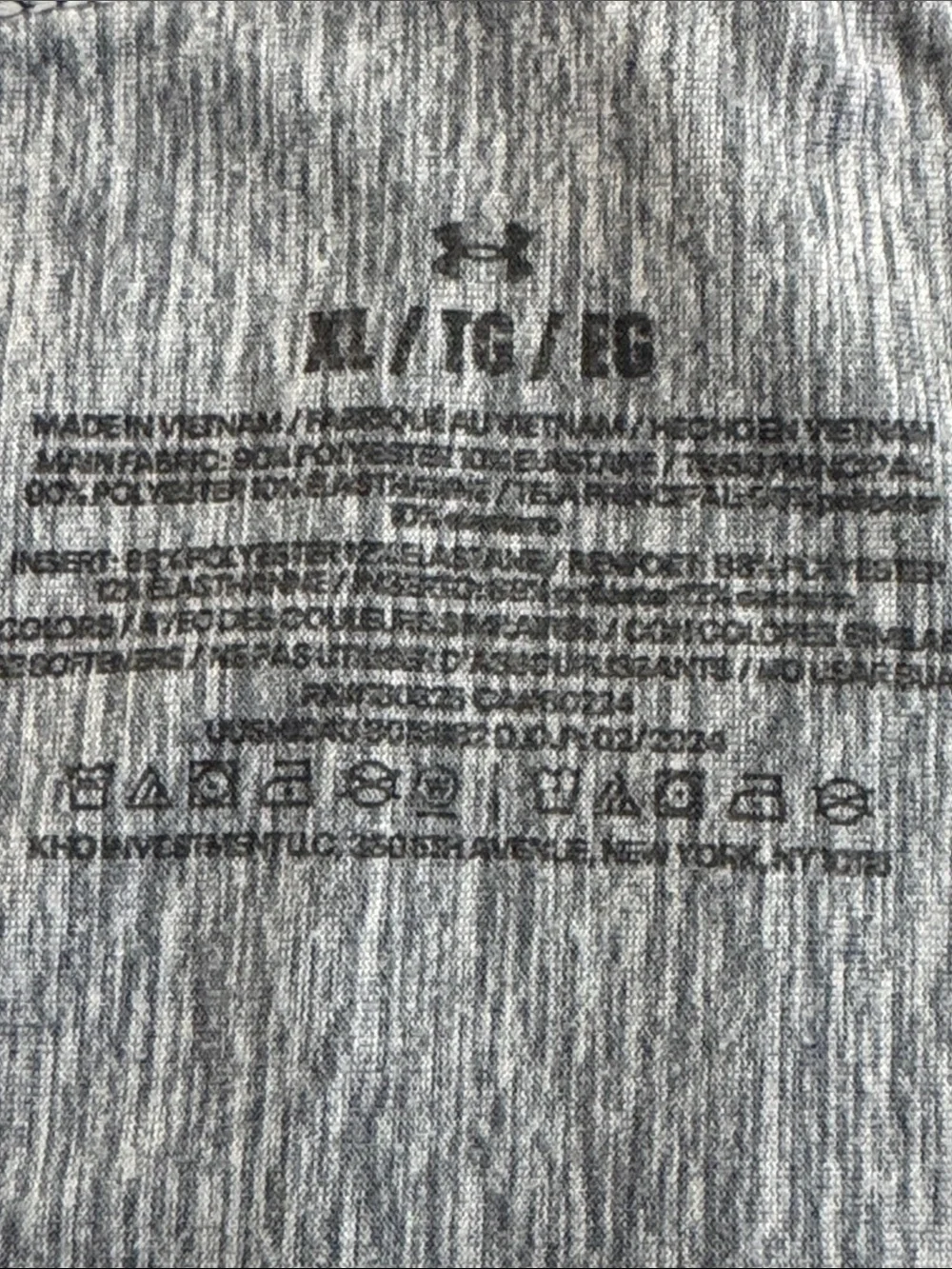 Under Armour Gray Boxer Briefs with Blue Logo Waistband
